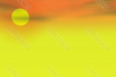 Sunset landscape Sunset landscape