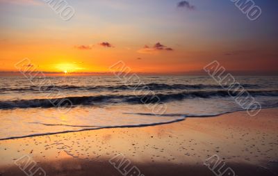 beach and sunset beach and sunset