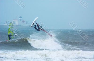 extreme windsurfing