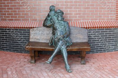 Skipper with the monkey