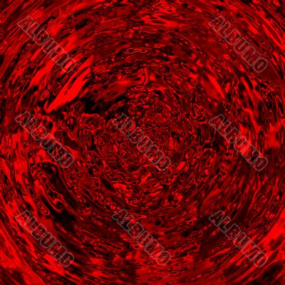 Red Fluid Abstract