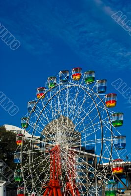 A Colourful Ferris Wheel at Luna Park, Sydney