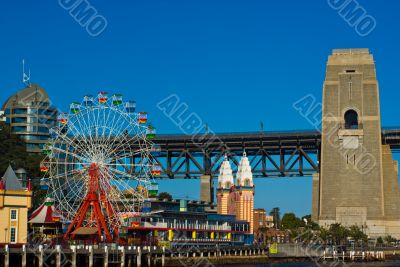 Luna Park and the Harbour Bridge: Sydney, Australia