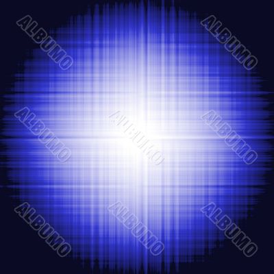 Blue Grid Abstract
