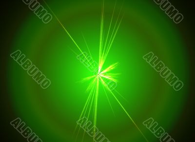 green plasma space rave