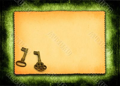 paper with keys