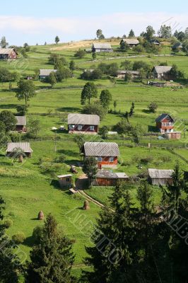 Village in Carpathians
