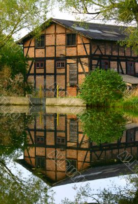 old brick building - vertical