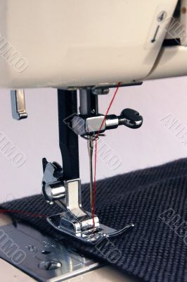 Sewing Machine Foot Closeup