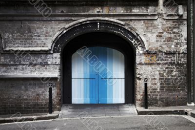 Door In Brick Wall