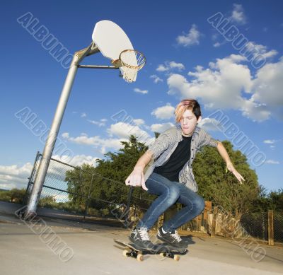 Teenage Skateboarder