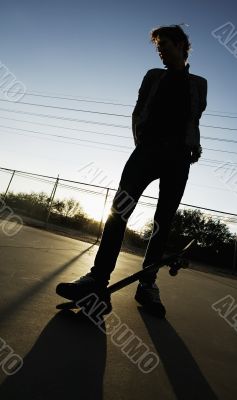 Teenage Skateboarder