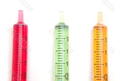 Colored Syringe