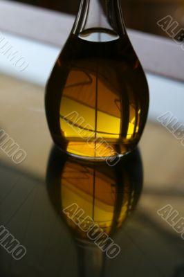 Water bottle on the table