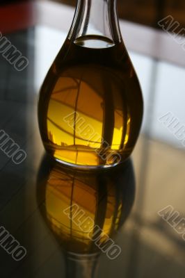 Water bottle on the table