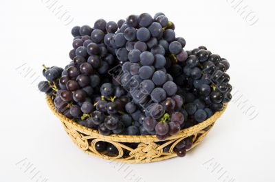 Grape in basket Grape in basket