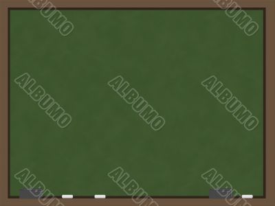 Blank Chalkboard with Wood Trim Blank Chalkboard with Wood Trim