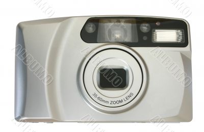 compact camera on white