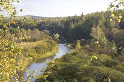 National reserve  Deer Streams The river Serga 10