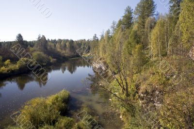 National reserve  Deer Streams The river Serga 11