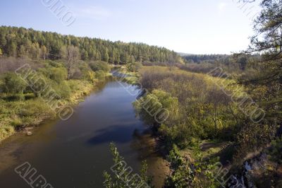 National reserve  Deer Streams The river Serga 3