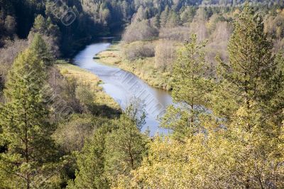 National reserve  Deer Streams The river Serga 4