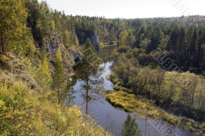 National reserve  Deer Streams The river Serga 6