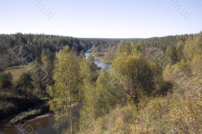 National reserve  Deer Streams The river Serga 7