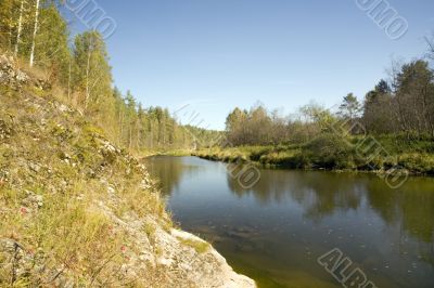 National reserve  Deer Streams The river Serga