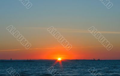 simple gorgeous sunset