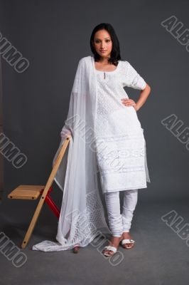 Indian Embroidered Women`s Apparel