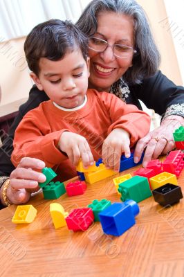 Playing with Grandma