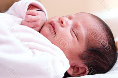 Sleeping Infant Girl