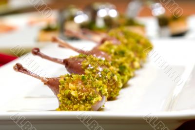 Pistachio Crusted Quail Ballotine