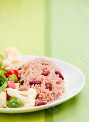 Caribbean Style Rice with Vegetables Caribbean Style Rice with Vegetables