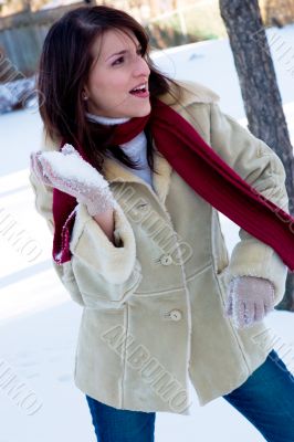 Snowball fight time