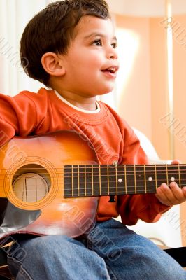 Young musician