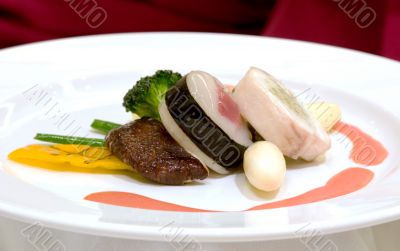 Steamed Scallop with Tuna