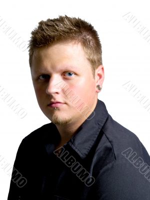 Young Adult Male Portrait Isolated