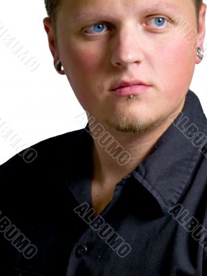 Young Adult Male Portrait Isolated