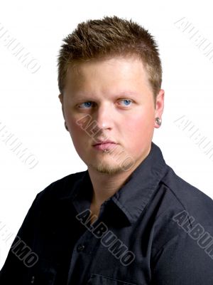 Young Adult Male Portrait Isolated