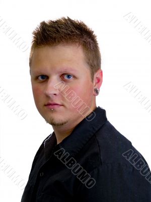 Young Adult Male Portrait Isolated