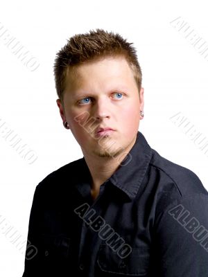 Young Adult Man Portrait Isolated