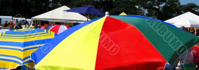 colourful umbrellas