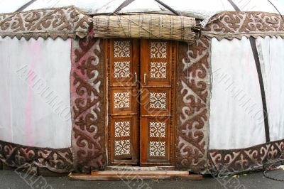 Yourta on the exhibition