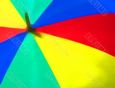 soft abstract of colourful umbrella