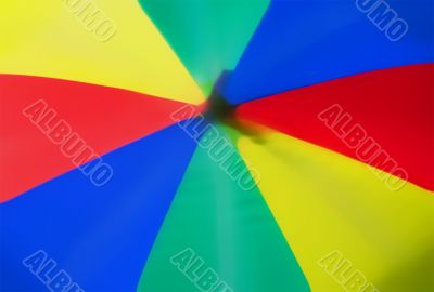 abstract of coloured umbrella