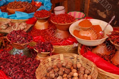 Spices in a Market