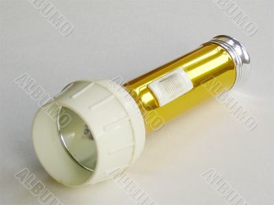 old gold coloured torch old gold coloured torch