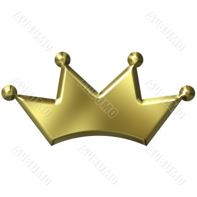 3D Golden Crown
